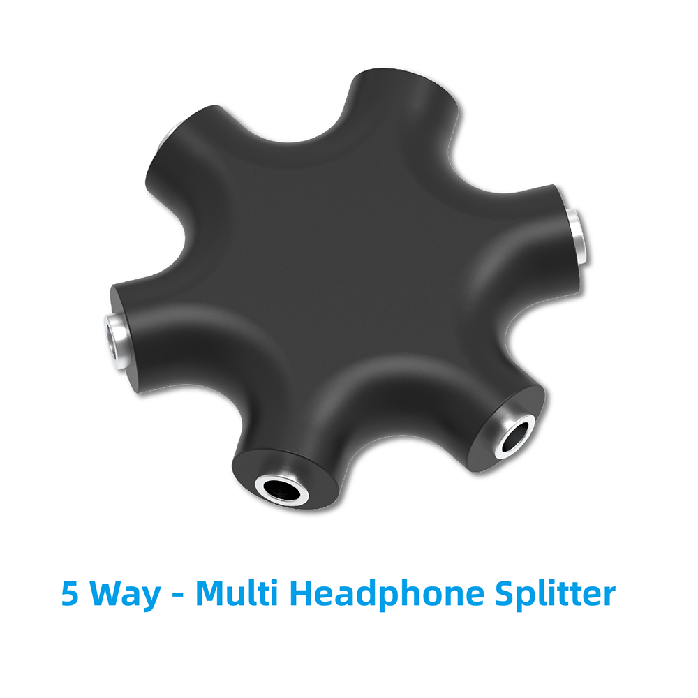 Earphone Splitter Jack - 3.5mm Jack Oortelefoon Audio Splitter Adapter