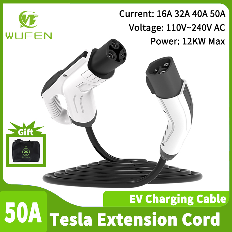Cable Extension 3.5 - WUFEN Voor Elektrische Voertuiglader NACS Laadverlengkabel