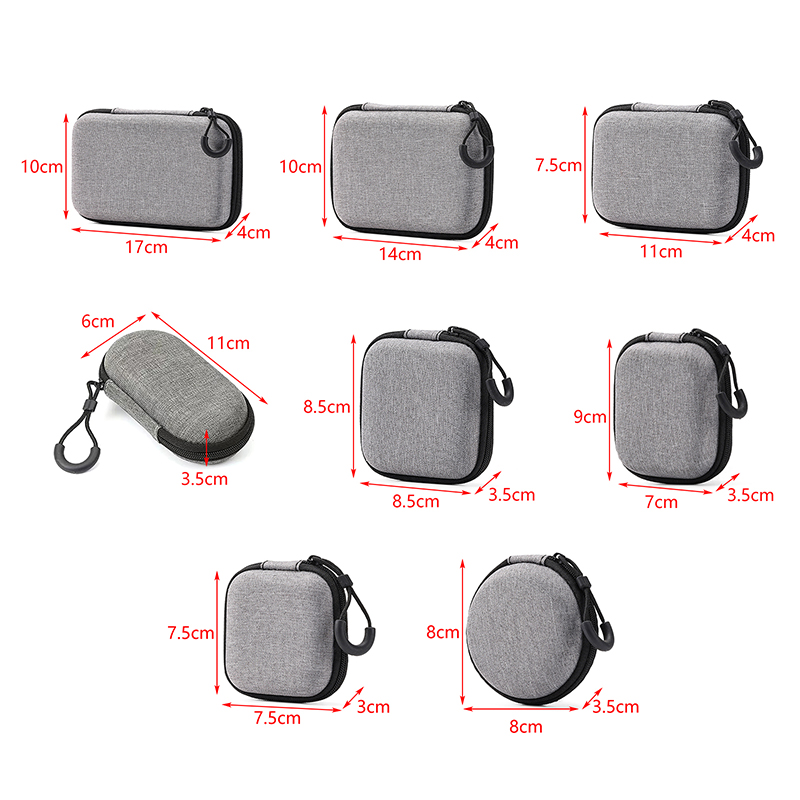 Headphone Case Hard - NIEUW Draagbare schokbestendige hoofdtelefoonhoes Oortelefoontas Headset-opbergtas
