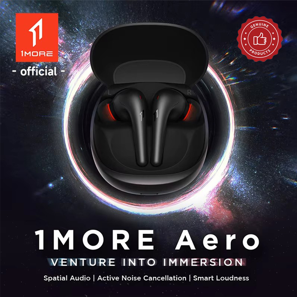 Noise Cancelling Headphone - 1MORE Aero oordopjes Ruisonderdrukking Bluetooth 5.2