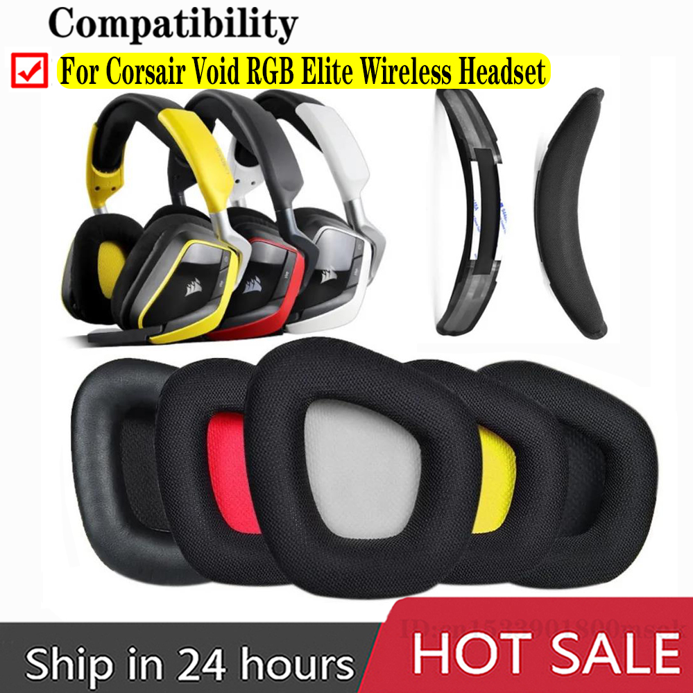 Gaming Headset Rgb - Vervangende Oorkussenhoes Voor Traagschuim Oorkussenhoes Voor