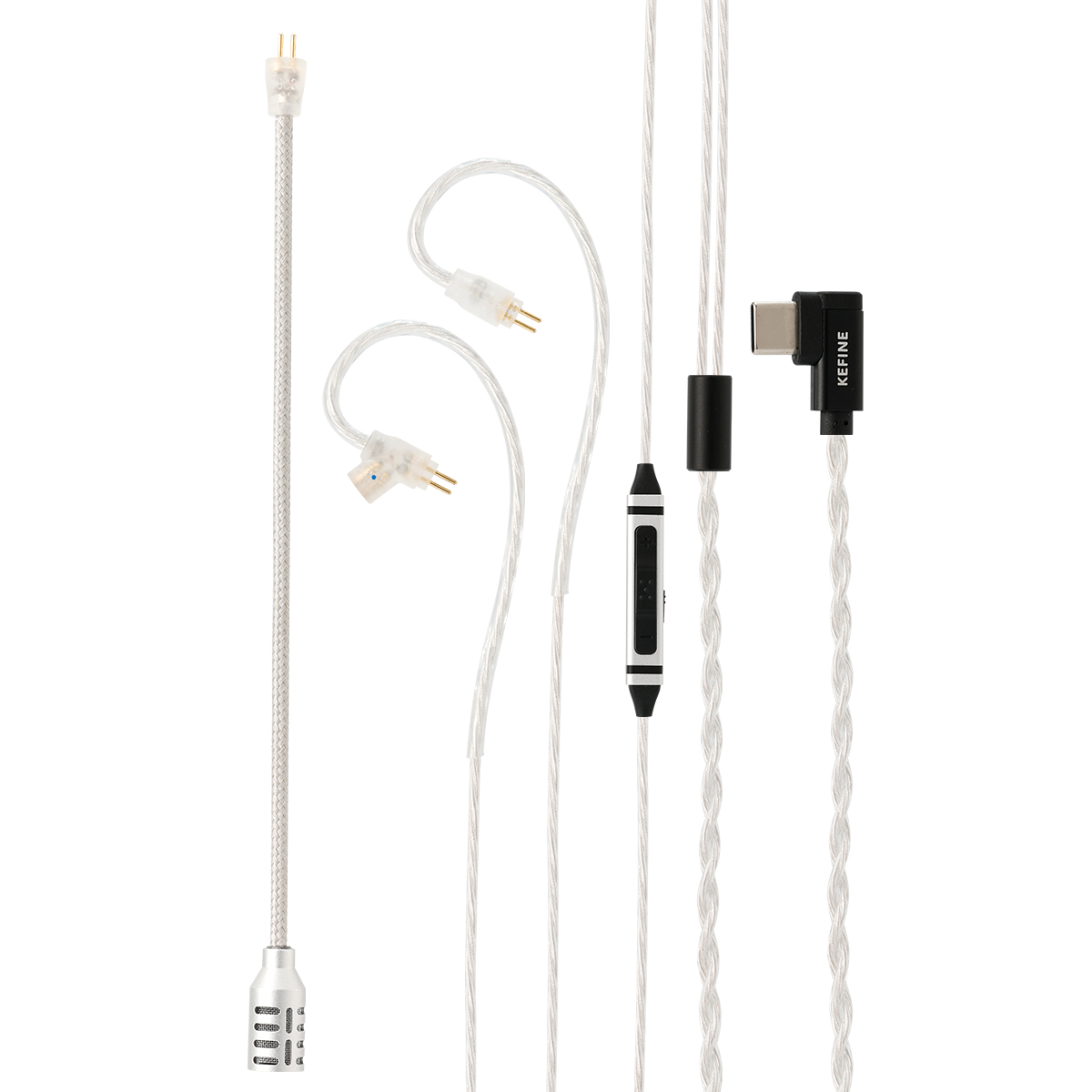 Wired Earphone Mic - Kefine Gaming-kabel voor HiFi bedrade oortelefoon