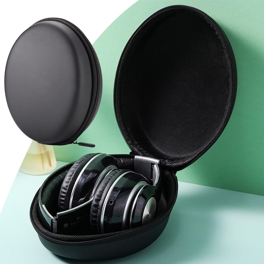 Headphone Case Hard - Opbergtas voor oortelefoon PU Mini met