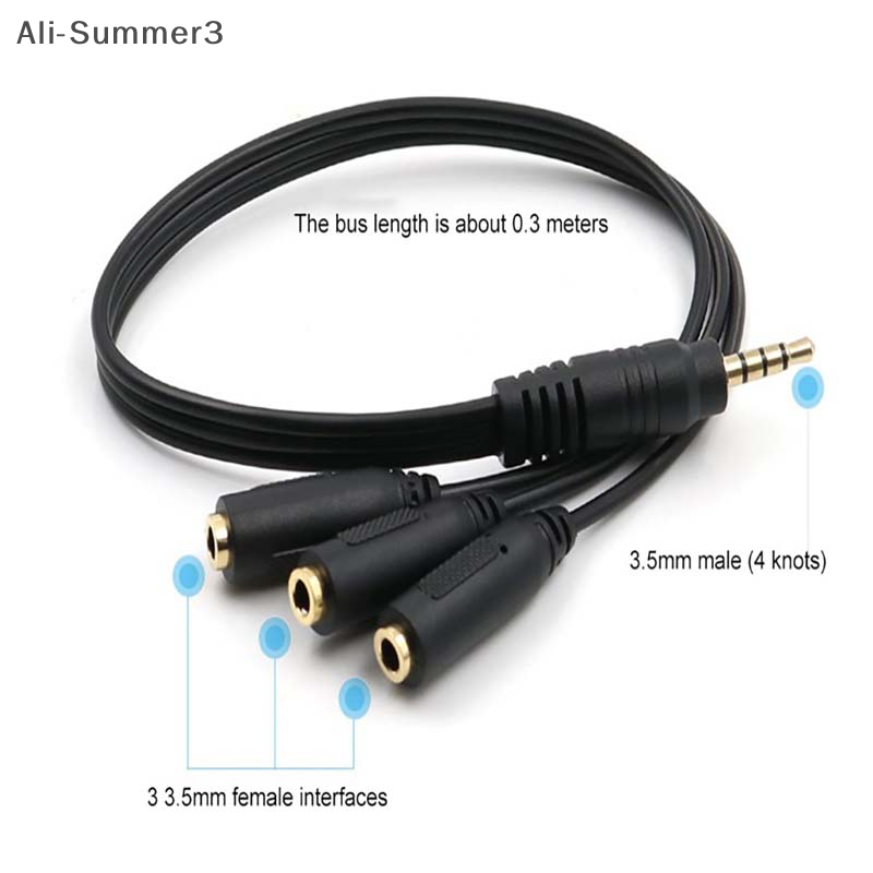 3,5 mm 3-weg poort Aux multi-h - Earphone Splitter Jack recensie en prijs