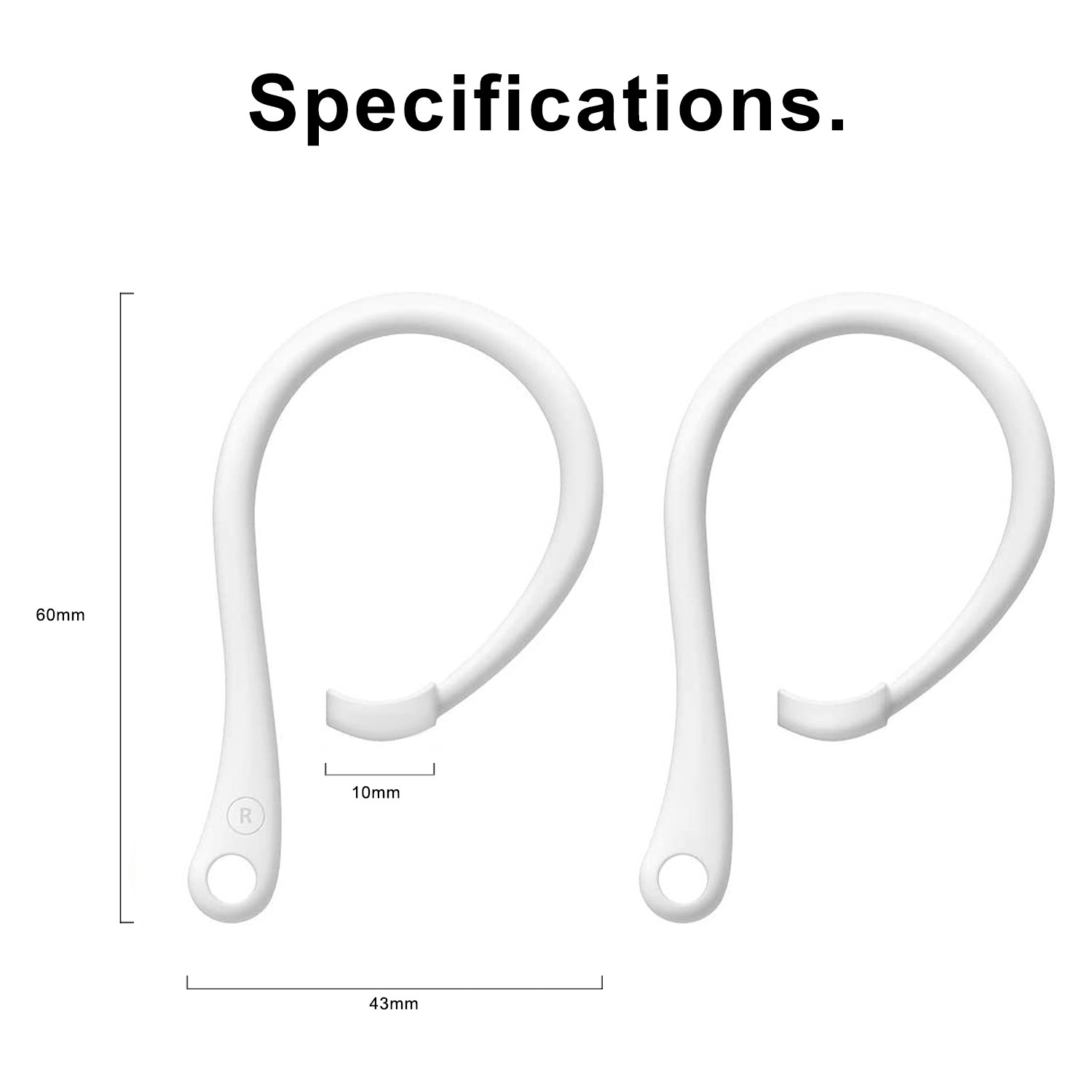 1 paar anti-verloren oorhaken  - Sports Earphone Hook recensie en prijs