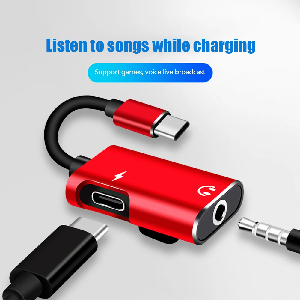 2-in-1 USB-C naar 3,5 mm jack- - Earphone Splitter Jack recensie en prijs