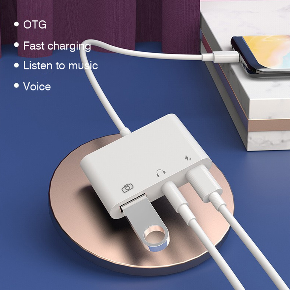 3-in-1 Type-C naar 3.5mm jack  - Earphone Splitter Jack recensie en prijs