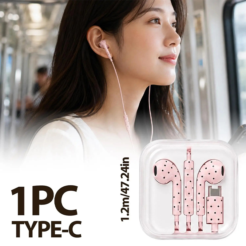 Leuke Polka-dot Stervormige Ty - Wired Earphone Mic recensie en prijs