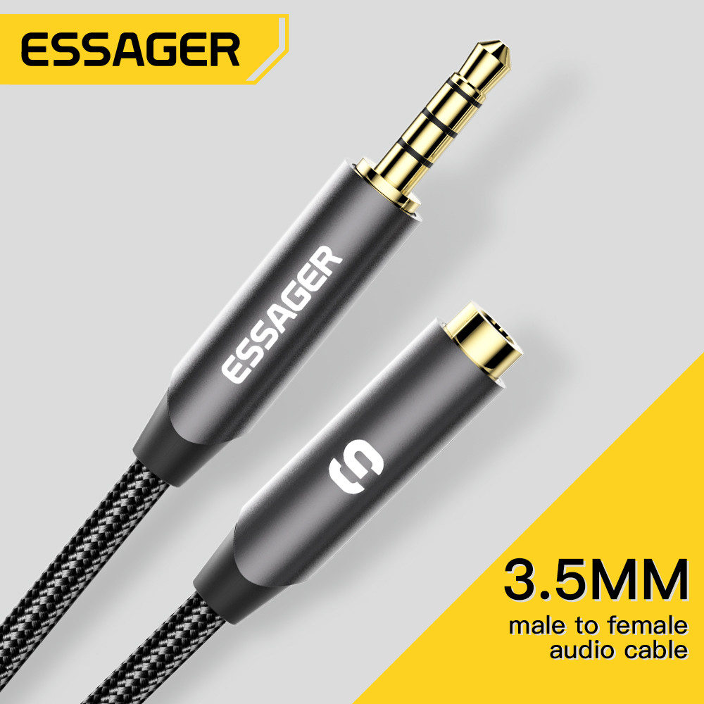 Essager Hoofdtelefoon Verlengk - Earphone Splitter Jack recensie en prijs